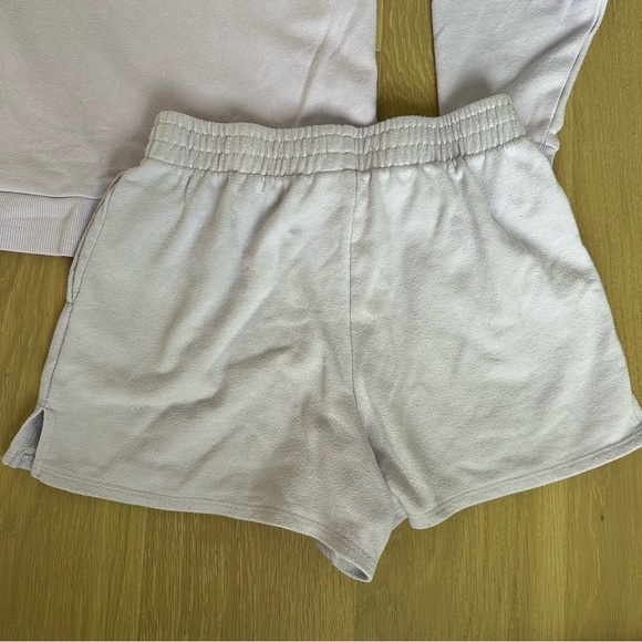 Target Lounge Set Women's French Terry Oversized Pullover Sweatshirt Purple XS - Picture 14 of 14